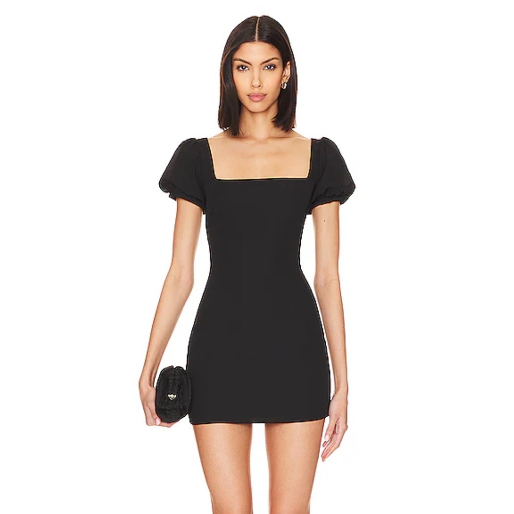 Revolve Maddy Mini Dress in Black